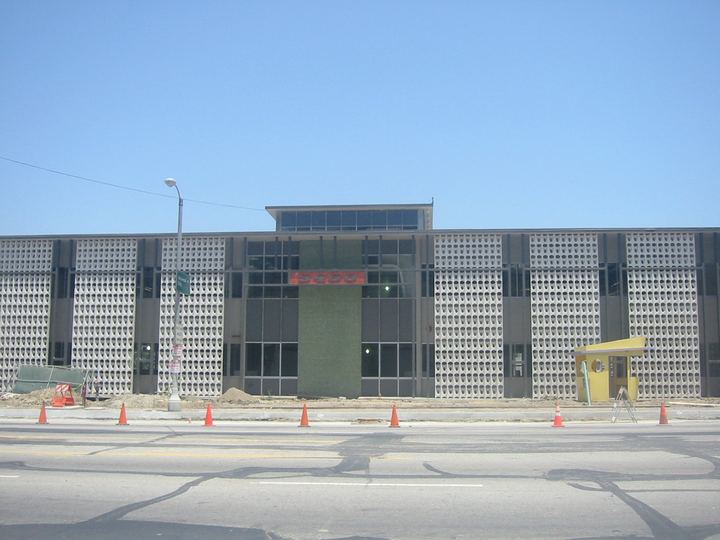 Low modern office building that once housed the Hanna-Barbera studio in Los Angeles